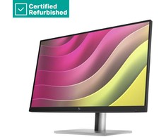Hewlett Packard (HP) RENEW Sidabrinis HP E24t G5 FHD Touch Monitorius - 23.8" 1920x1080 FHD 300-nit Touch 75Hz AG, IPS, HDMI/DisplayPort, 4x USB-A, height adjustable/tilt/swivel/pivot, 1 metai (Atnaujinta)