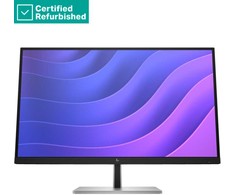 Hewlett Packard (HP) RENEW Sidabrinis HP E27q G5 QHD Monitorius - 27" 2560x1440 QHD 350-nit 75Hz AG, IPS, HDMI/DisplayPort, 4x USB-A, height adjustable/tilt/swivel/pivot, 1 metai (Atnaujinta)