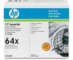 Hewlett Packard (HP) HP Toneris Juodas CC364X, skirtas Laserjet P4000/P4500series, dviguba pakuotė (2x24 000 puslapių)