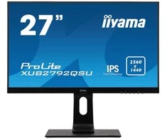 Monitorius IIYAMA XUB2492QSU-B1 24 colių ETE IPS skydelis 2560x1440 100Hz QHD 05ms MPRT FreeSync 15cm Aukštis Adj. Stovas 300cd/m2 HDMI DisplayPort