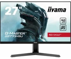 Monitorius IIYAMA G2770HSU-B6 G-Master Raudona Eagle 27 colių Fast IPS FHD FreeSync Premium 180Hz 1100:1 300cd/m2 0.2ms HDMI DP 4xUSB Juodas Garsiakalbiai