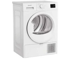 INDESIT džiovyklė | C YSD 83D WW EE | Energijos vartojimo efektyvumo klasė D | Priekinis pakraunamas | 8kg | Šilumos siurblys | LED | Gylis 54,5 cm | Baltas