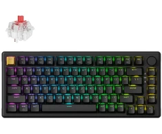 Keychron J2 Wireless (KJ2-H1) – US išdėstymas – Hot-Swappable Super Raudona – Juodas (Juoda) Mechaninė Belaidė Žaidimų Klaviatūra