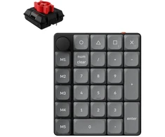 KEYCHRON K0 Max - Milk POM Raudona - Wireless Numpad Klaviatūra