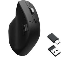 Keychron M6 Silent Wireless (M6S-A1) 1000Hz Juodas (Juoda) Belaidė Žaidimų Pelė