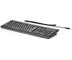 Hewlett Packard (HP) HP Klaviatūra su USB jungtimi (2013 juodas design) - ENG – EOL – Replacement 266C9AA