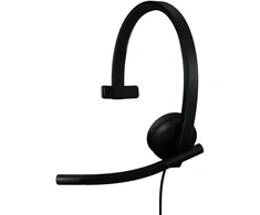 Logitech H570e Mono MS Teams Ausinės su laidu USB-A, Juodas