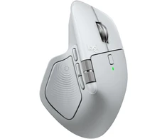 Logitech MX Master 4 for MAC Belaidė pelė RF belaidė + Bluetooth, 8000 DPI, Baltas Sidabrinis