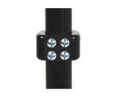 Laikiklis B Tech Tech Heavy Duty Priedas Collar for Ø50mm Poles, Juodas