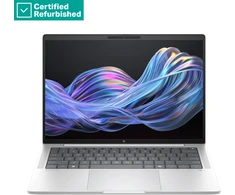 Nešiojamas kompiuteris Hewlett Packard (HP) RENEW Sidabrinis HP EliteBook X G1i AI 14 - Ultra 7-258V, 32GB, 1TB SSD, 14 2.5K 400-nit AG, 5MP IR cam, FPR, UK/German QWERTZ backlit klaviatūra, Glacier Sidabrinis, 68Wh, Win 11 Pro, 1 metai (Atnaujinta)
