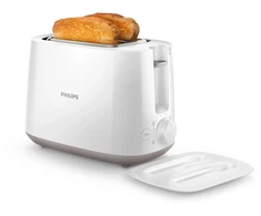 Philips Daily Collection Toaster HD2582/00 8 settings Integrated bun warming rack Compact design Dust cover (Pažeista pakuotė)
