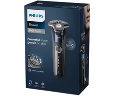 Philips Series 5000 drėgno ir sauso skutimo elektrinė barzdaskutė S5885/35, SkinIQ, SteelPrecision blades, 360-D flexible heads, PowerAdapt Sensor/Damaged package (Pažeista pakuotė)