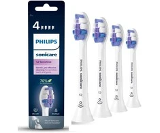 Philips Sonicare S2 Sensitive Standartinės „Sonic“ dantų šepetėlio galvutės HX6054/10