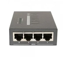 Planet 4 prievadų 802.3 ir 30 W didelės galios per Ethernet purkštuko šakotuvas – 120 W išorinis maitinimo adapteris