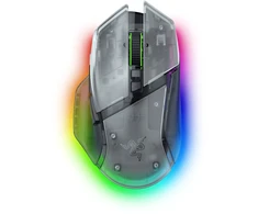 Razer Basilisk V3 Pro 35K Belaidė pelė žaidimams RF belaidė+Bluetooth+USB-A 35000 DPI, Phantom Baltas