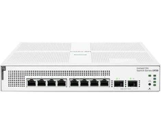 Šakotuvas Hewlett Packard (HP) HPE tinklo komutatorius su momentinio įjungimo funkcija, 8p gigabito, CL4, PoE, 2p SFP, 124W, 1930p