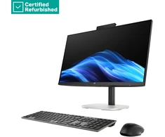Stacionarus kompiuteris Hewlett Packard (HP) RENEW Sidabrinis HP ProStudio 4 AIO All-In-One 24 - Ultra 5-225T, 32GB, 1TB SSD, 23.8 FHD Non-Touch AG, USB Mouse, Win 11 Pro, 1 metai