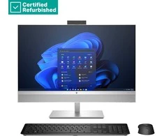 Hewlett Packard (HP) RENEW Sidabrinis HP Elite 870 G9 AIO All-In-One 27 - i7-14700, 16GB, 512GB SSD, 27 FHD Non-Touch AG, FPR, Height Adjustable, USB Mouse, Win 11 Pro, 1 metai (Atnaujinta)