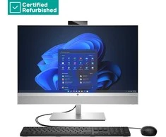 Hewlett Packard (HP) RENEW Sidabrinis HP Elite 870 G9 AIO All-In-One 27 - i7-14700, 16GB, 512GB SSD, 27 FHD Non-Touch AG, Height Adjustable, FPR, Win 11 Pro, 1 metai (Atnaujinta)