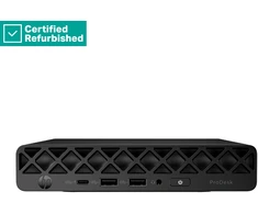 Hewlett Packard (HP) RENEW Sidabrinis HP ProDesk 4 G1i Mini - Ultra 5-235T, 16GB, 512GB SSD, No Mouse, Win 11 Pro, 1 metai (Atnaujinta)