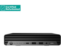 Hewlett Packard (HP) RENEW Sidabrinis HP Elite 800 G9 Mini - i5-14500, 16GB, 512GB SSD, USB Mouse, Win 11 Pro, 1 metai (Atnaujinta)