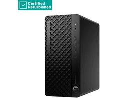 Hewlett Packard (HP) RENEW Sidabrinis HP ProDesk 4 G1i Tower - Ultra 5-235, 8GB, 512GB SSD, USB Mouse, Win 11 Pro, 1 metai (Atnaujinta)