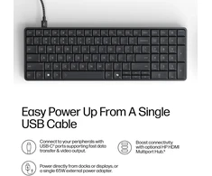 Stacionarus kompiuteris HP EliteBoard G1a AI - Ryzen 5 330, 16GB, 512GB SSD, WiFi &amp; BT, FPR, US Backlit Spill Resistant keyboard, 675M pelė, 32Wh, Win 11 Pro, 3 Years