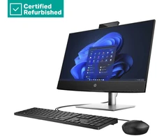 Hewlett Packard (HP) RENEW Sidabrinis HP Pro 440 G9 AIO All-In-One - i5-14500T, 16GB, 512GB SSD, 23.8 FHD Non-Touch AG, Height Adjustable, USB Mouse, Win 11 Pro, 1 metai (Atnaujinta)
