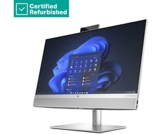 Hewlett Packard (HP) RENEW Sidabrinis HP Elite 840 G9 AIO All-In-One 24 - i5-12500, 16GB, 1TB SSD, 23.8 FHD Non-Touch AG, FPR, Height Adjustable, Win 11 Pro, 1 metai (Atnaujinta)