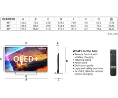 Televizorius Philips OLED Smart Ambilight TV 55OLED910/12 (Pažeista pakuotė)