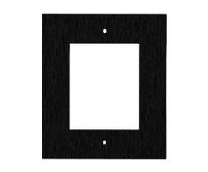 2N EntryCom IP Verso Priedas – Flush Mount Frame – 1 Module – Juodas