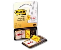 3M Lipnūs žymekliai Post-it Parašas, 25,4 x 43,2 mm, 50 lapelių