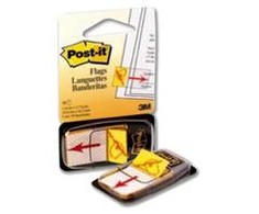 3M Lipnūs žymekliai Post-it Parašas, 25,4 x 43,2 mm, 50 lapelių