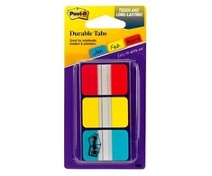 3M Lipnūs žymekliai Post-it, 25,4 x 38 mm, 3 spalvos