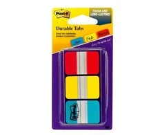3M Lipnūs žymekliai Post-it, 25,4 x 38 mm, 3 spalvos