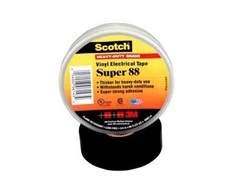 3M Izoliacinė juosta 19 x 20m juoda PVC Scotch Super 88 (80611615081)