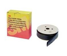 3M TE100034830 - Heat shrink tube - Juodas - 11 m - 2.4 mm - 135 °C