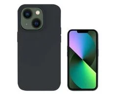 Dėklas 4smarts skystas silicis. C Cupertino iPhone 14, juodas