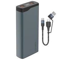 4Smarts Išorinė baterija VoltHub Pro 10000mAh 22.5W su Quick Charge, PD, gunmetal spalvos *Select Edition*