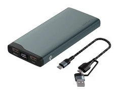 4Smarts Išorinė baterija VoltHub Pro 10000mAh 22.5W su Quick Charge, PD, gunmetal spalvos *Select Edition*