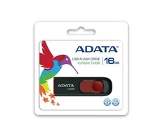 Ištraukiamas atmintukas Adata C008 16GB Juodas/Raudonas