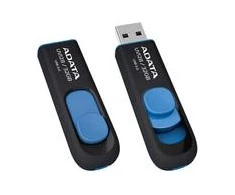 Atmintukas Adata UV128 64GB Juodas/Mėlynas
