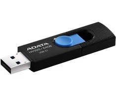 Atmintukas Adata UV320 64GB Juodas/Mėlynas