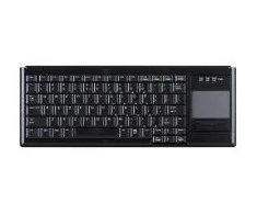 Cherry INDUSTRY 4.0 COMPACT ULTRAFLAT/TOUCHPAD Klaviatūra USB Juodas