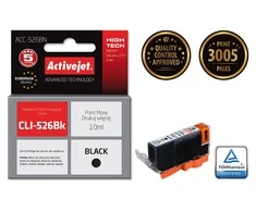 Rašalo Kasetė - Activejet ACC-526BN Juoda, 10 ml