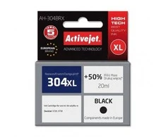 Rašalo Kasetė - Activejet AH-304BRX Juodas 20 ml