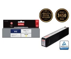 Rašalo kasetė Activejet AH-913YR (pakaitinė HP 913 F6T79AE, Premium, 45 ml, geltona)