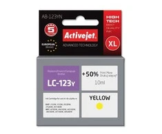 Rašalo Kasetė - Activejet AB-123YN 10 ml Geltona