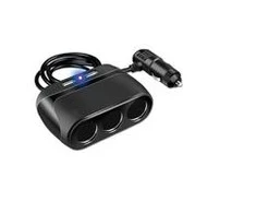 2GO 2GO 3-Fach Kfz-Verteiler + 2x USB