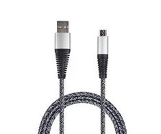 2GO Ladekabel USB laidas – sidabrinis – 100cm, skirtas Micro-USB